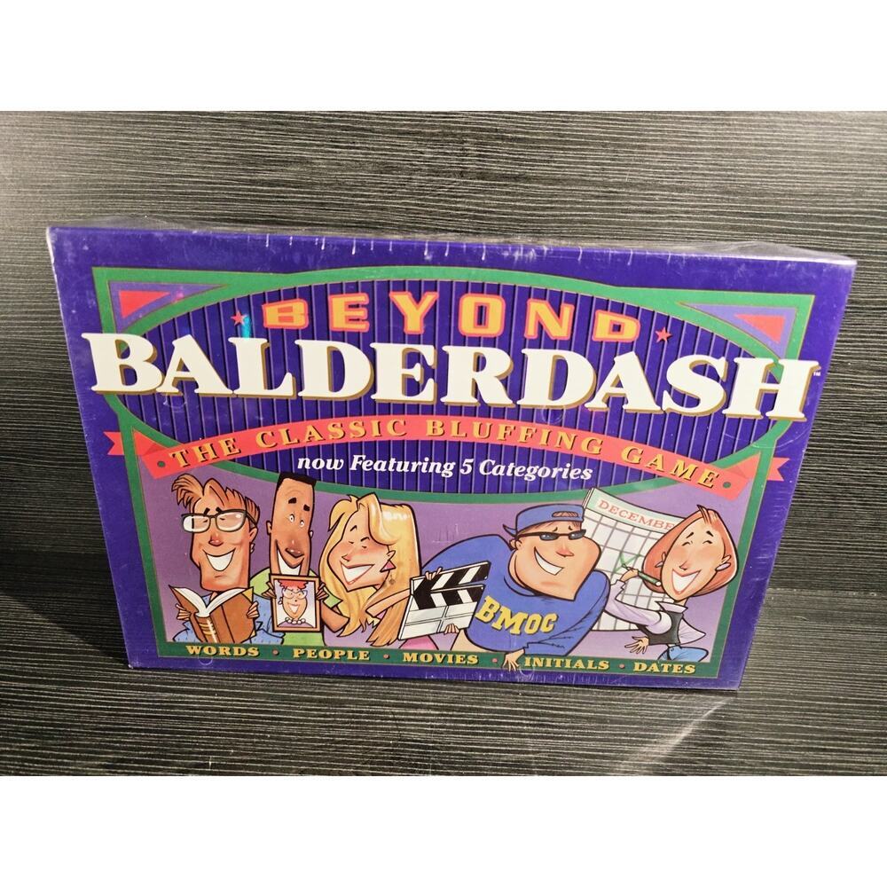 New Vintage NIB Parker Brothers Beyond Balderdash Classic Board Game sealed